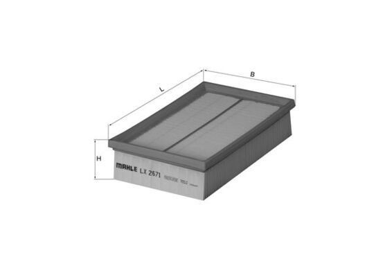Mahle LX 2671 Air Filter