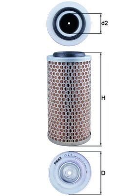 Mahle LX 272 Air Filter