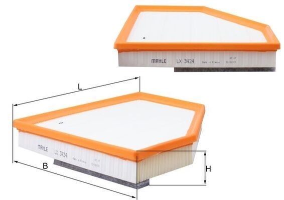 Mahle LX 3424 Air Filter