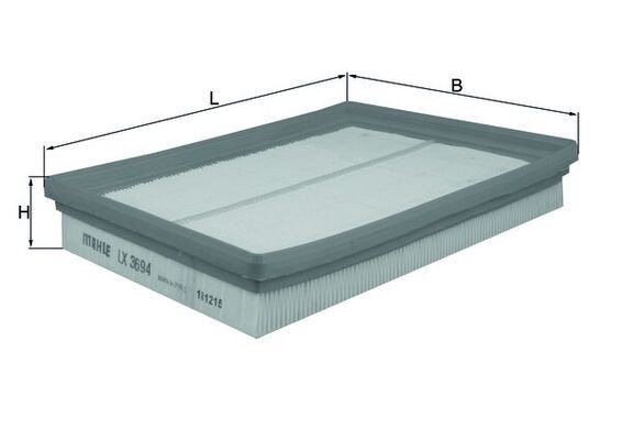 Mahle LX 3694 Air Filter