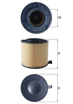 Mahle LX 4406 Air Filter
