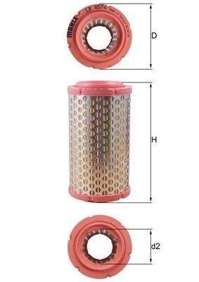 Mahle LX 4574 Air Filter