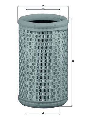 Mahle LX 646/1 Air Filter