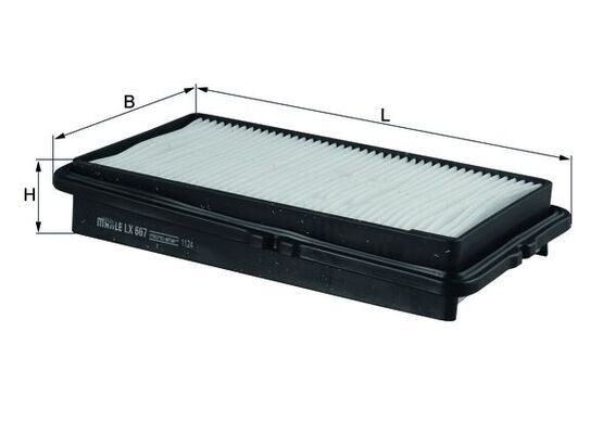 Mahle LX 667 Air Filter
