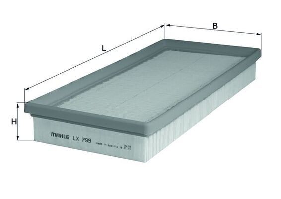 Mahle LX 799 Air Filter