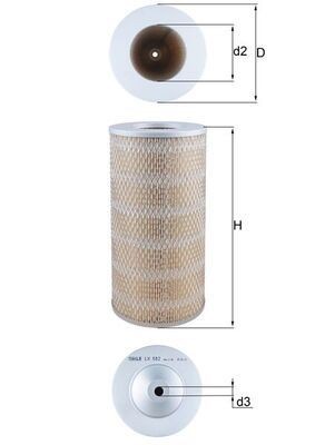 Mahle LX 882 Air Filter
