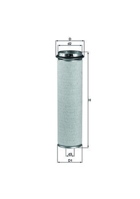 Mahle LXS 37/1 Secondary Air Filter