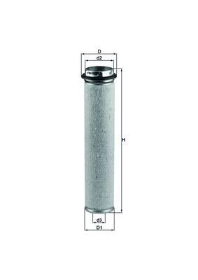 Mahle LXS 5/1 Secondary Air Filter