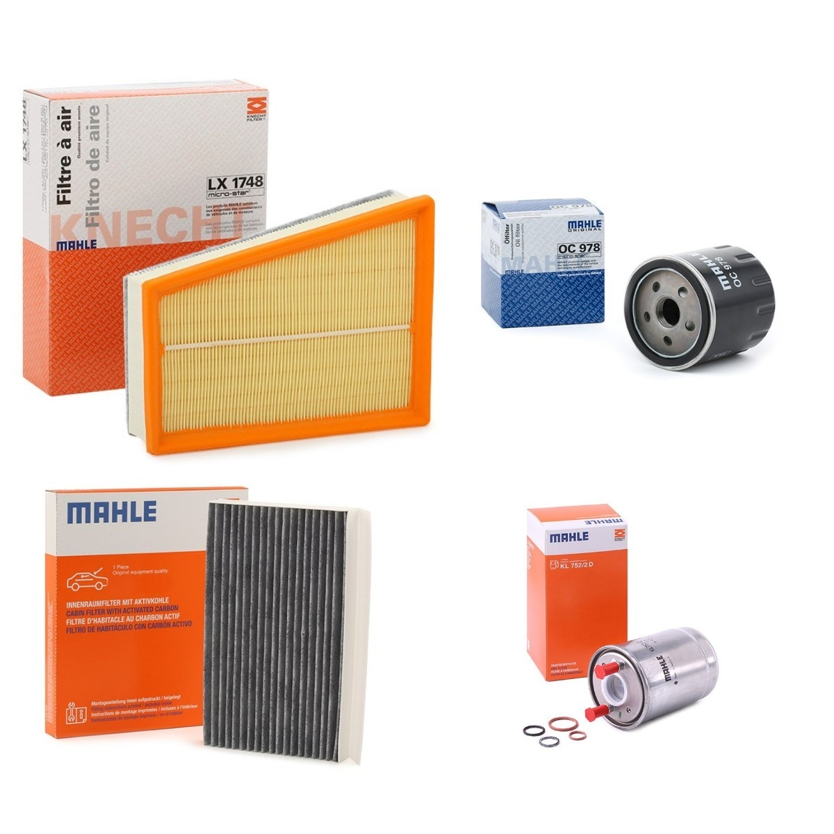 Mahle MHL4055N0031 Filter Kit