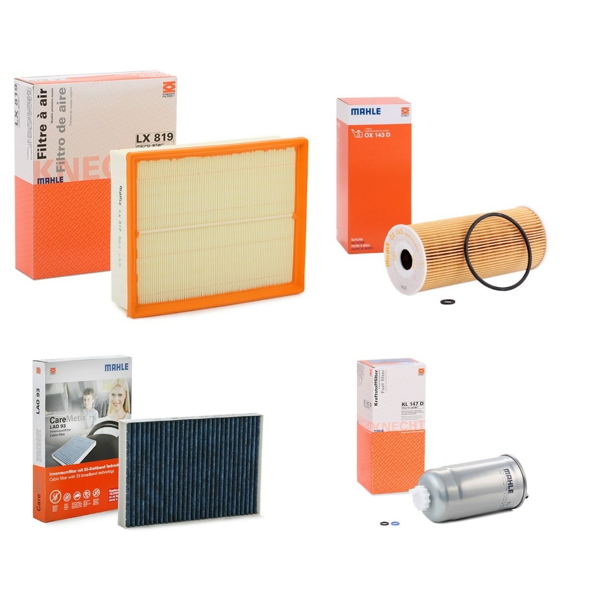 Mahle MHL4055N0058 Filter Kit