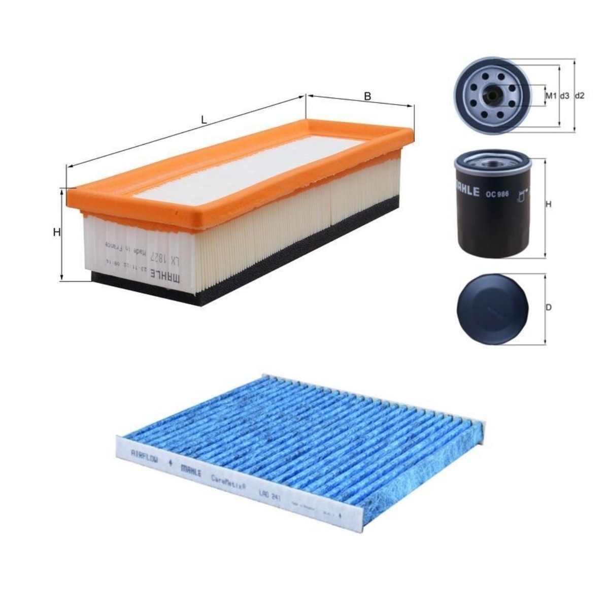 Mahle MHL4055N0067 Filter Kit