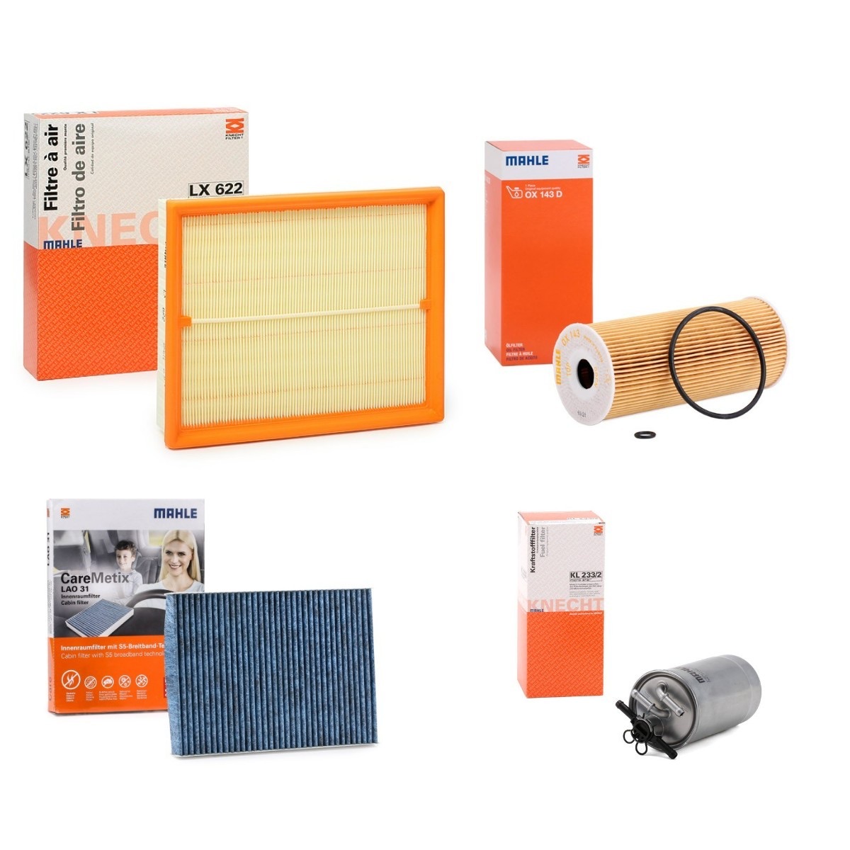 Mahle MHL4055N0069 Filter Kit