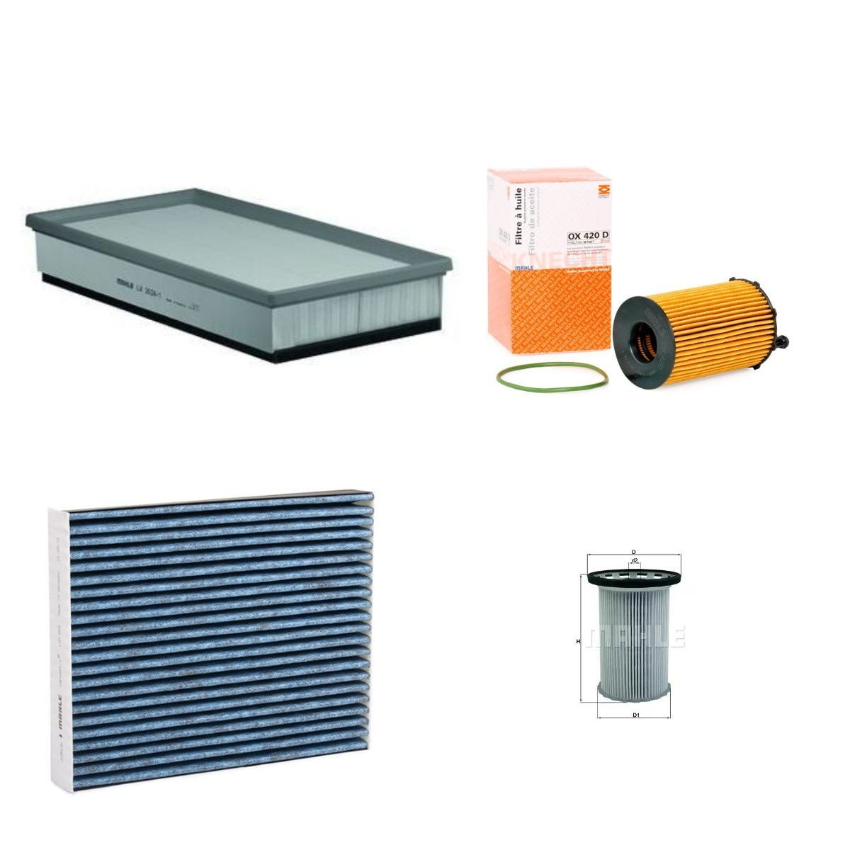 Mahle MHL4055N0074 Filter Kit