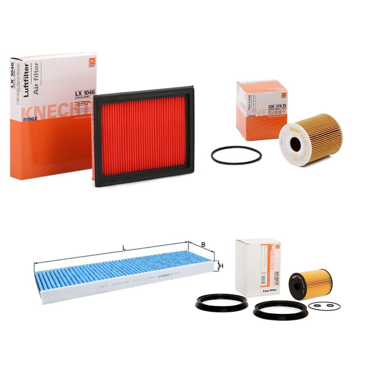Mahle MHL4055N0090 Filter Kit