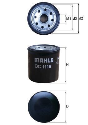 Mahle OC 1116 Oil Filter