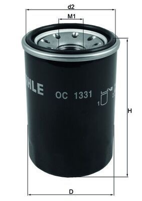 Mahle OC 1331 Oil Filter