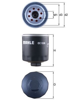 Mahle OC 1539 Oil Filter