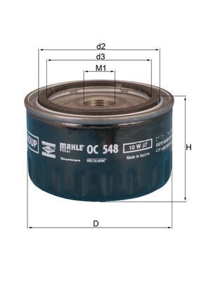 Mahle OC 548 Oil Filter