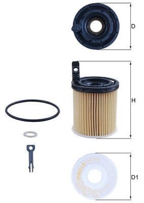 Mahle OX 1121D Oil Filter