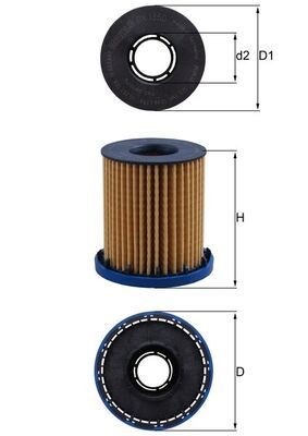 Mahle OX 1350 Oil Filter