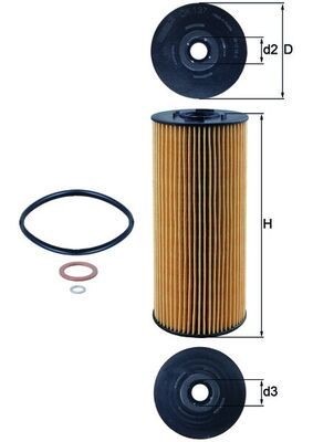 Mahle OX 137D Oil Filter