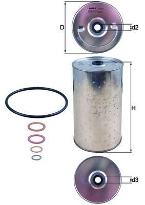 Mahle OX 30D Oil Filter
