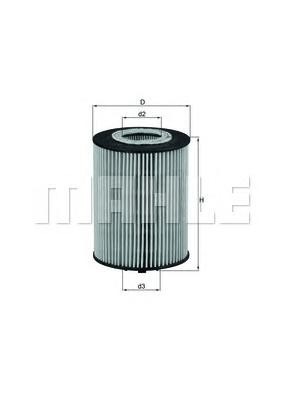 Mahle OX 367D Oil Filter
