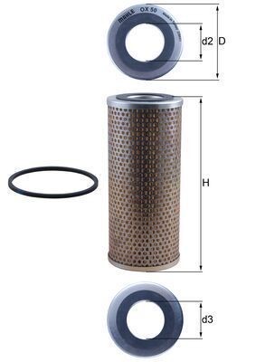 Mahle OX 50D Oil Filter