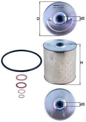 Mahle OX 85D Oil Filter