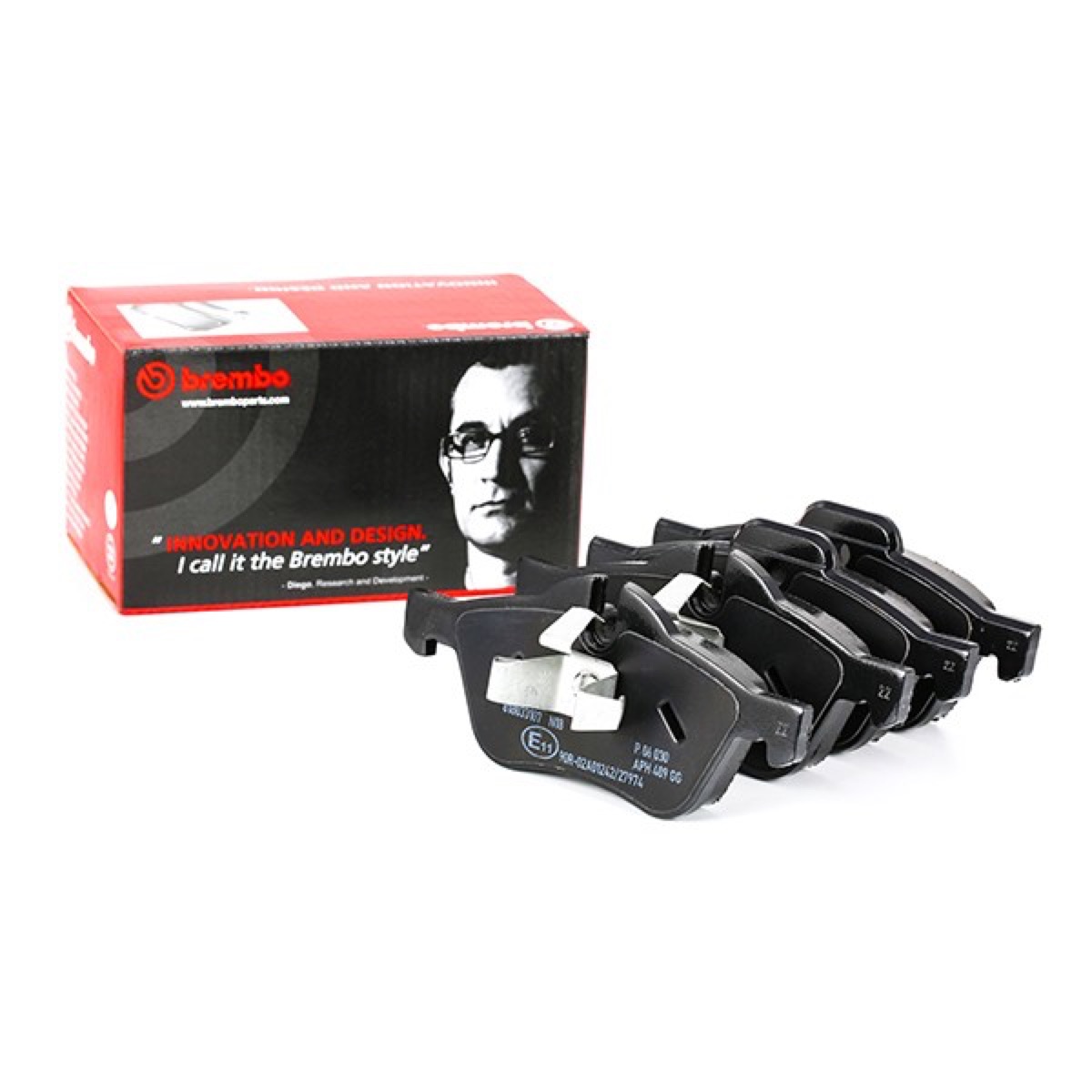 Brembo Prime P 06 030 Brake Pad Set — Front 140mm
