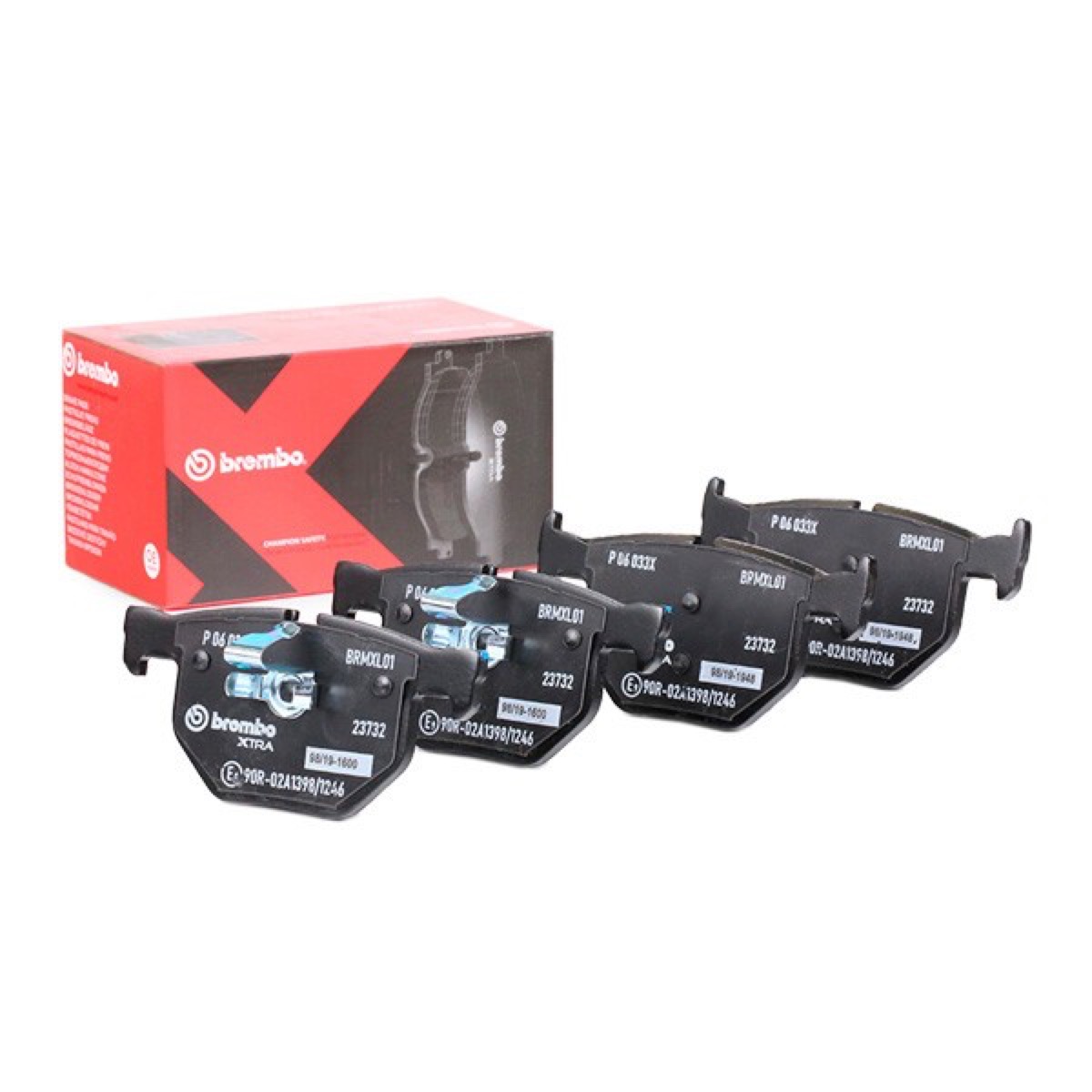 Brembo Xtra P 06 033X Brake Pad Set — 122mm