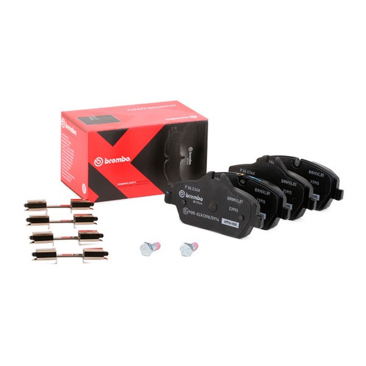 Brembo Xtra P 06 034X Brake Pad Set — Front 132mm