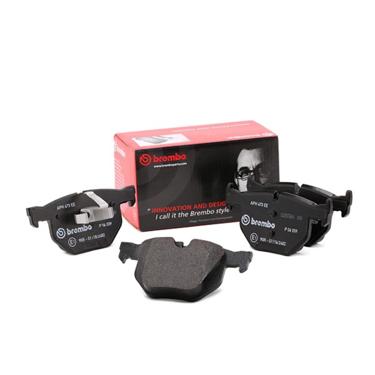 Brembo Prime P 06 039 Brake Pad Set — Rear 123mm