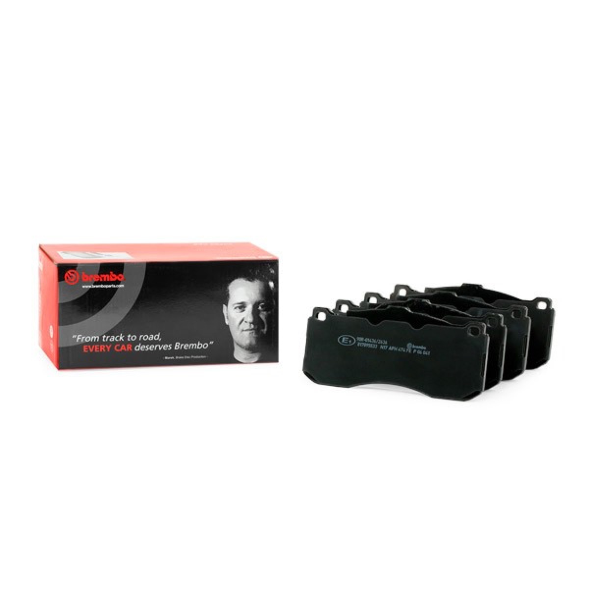Brembo Prime P 06 041 Brake Pad Set — 165mm