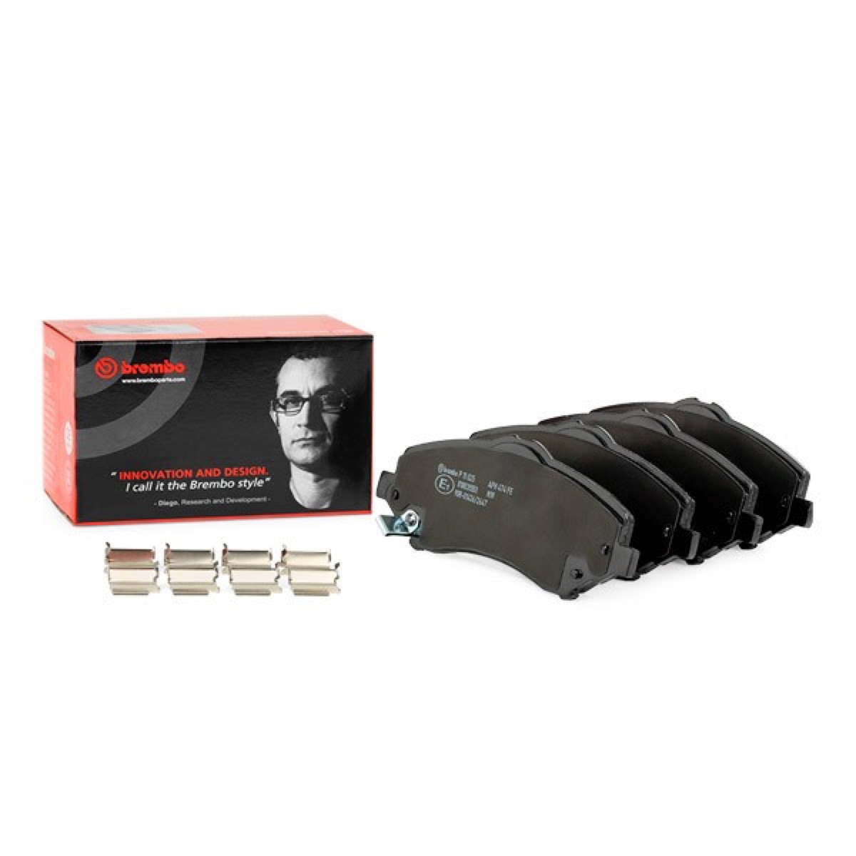 Brembo Prime P 11 025 Brake Pad Set — 147mm