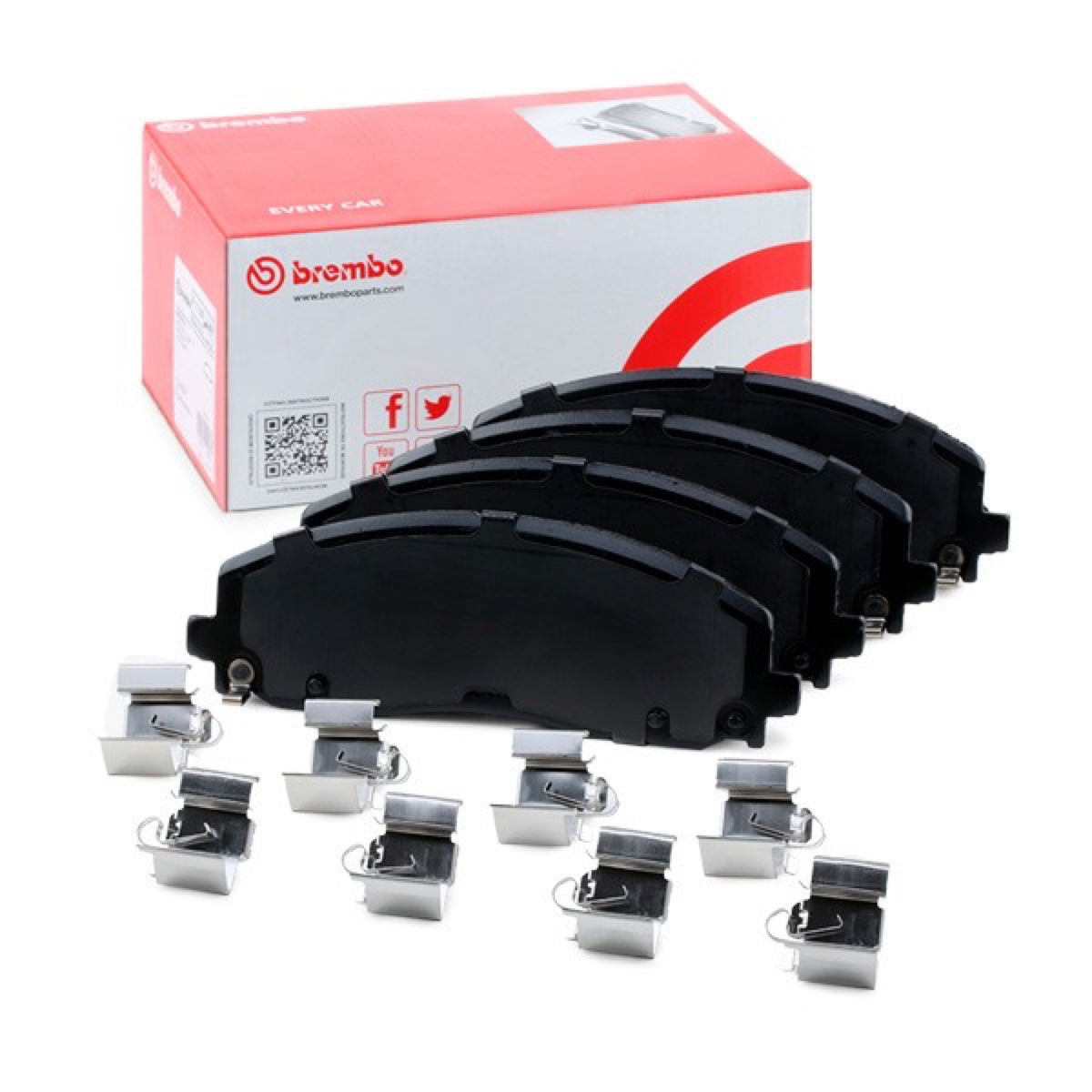 Brembo Prime P 11 035 Brake Pad Set — Front 183mm