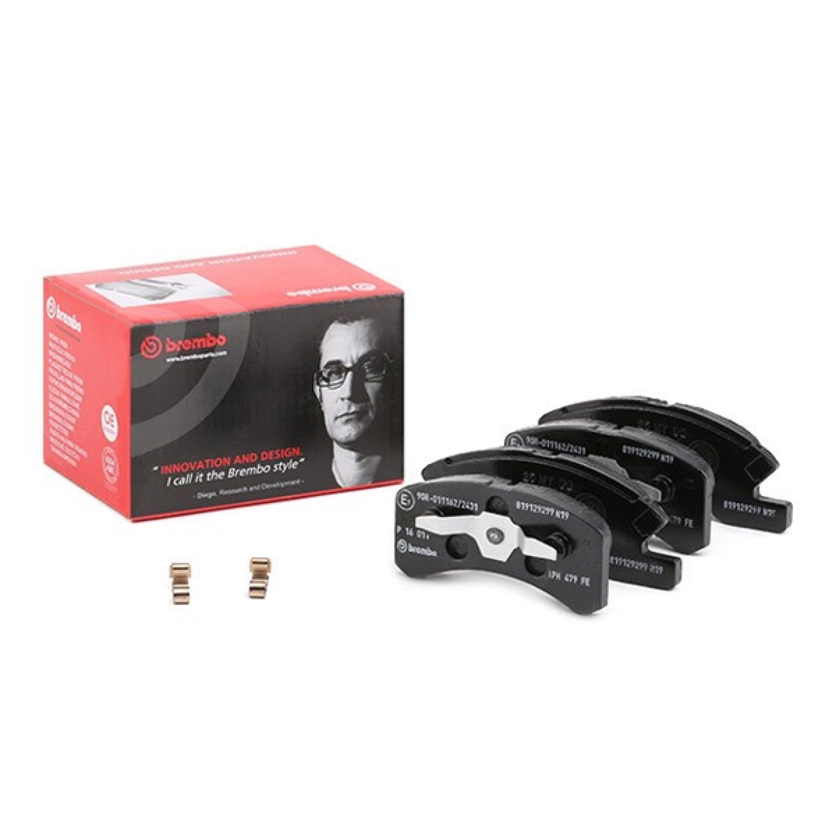 Brembo Prime P 16 011 Brake Pad Set — Front