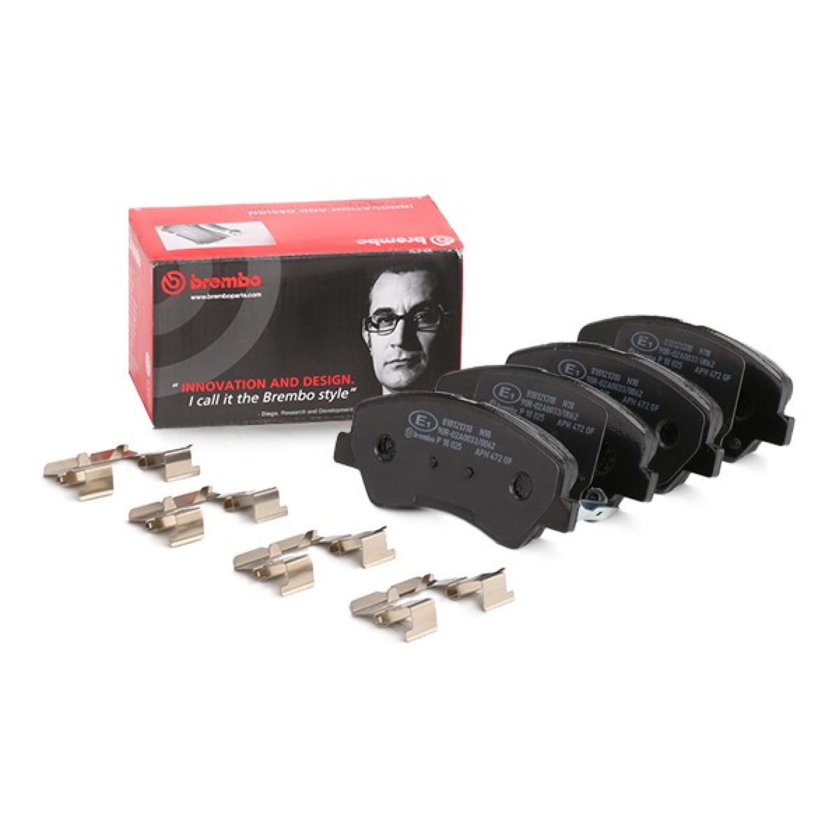 Brembo Prime P 18 025 Brake Pad Set — Front 133mm
