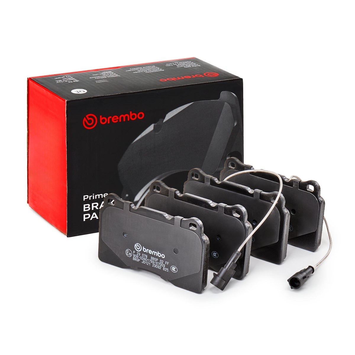 Brembo Prime P 23 078 Brake Pad Set — 132mm