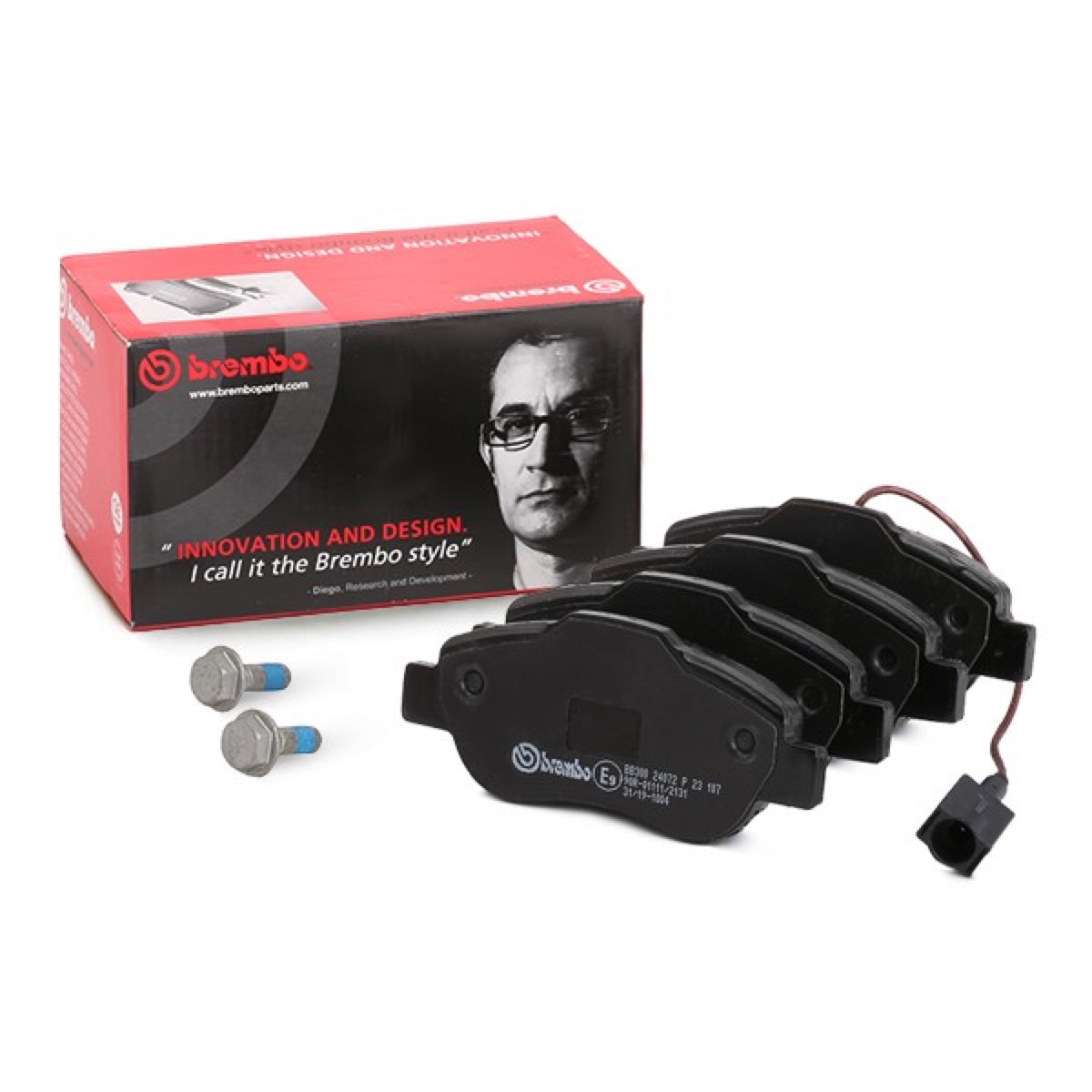 Brembo Prime P 23 107 Brake Pad Set — 123mm