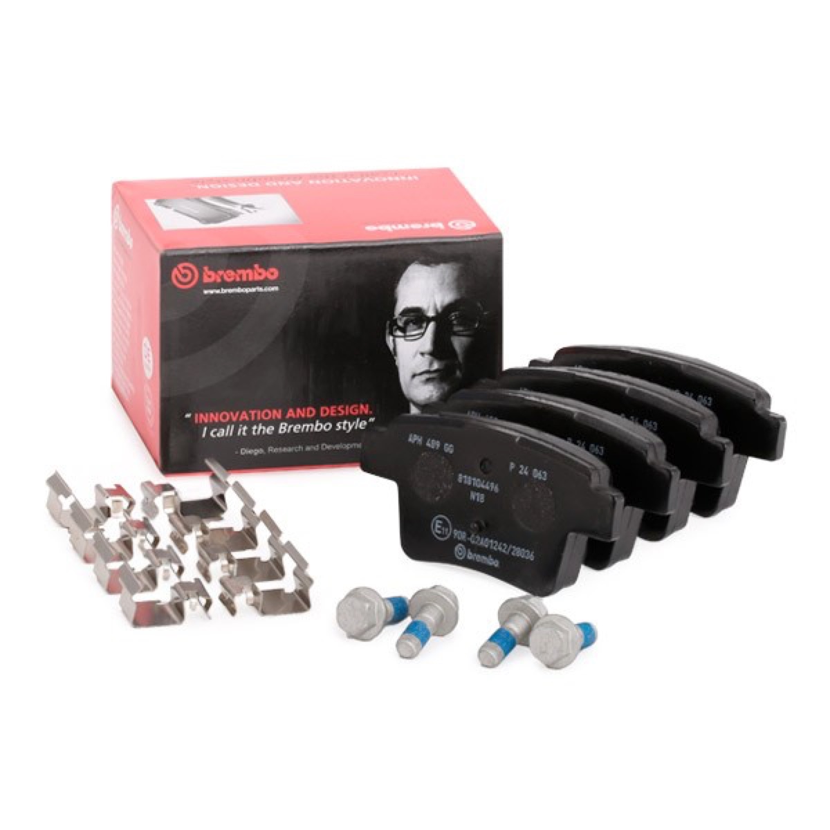 Brembo Prime P 24 063 Brake Pad Set — 102mm