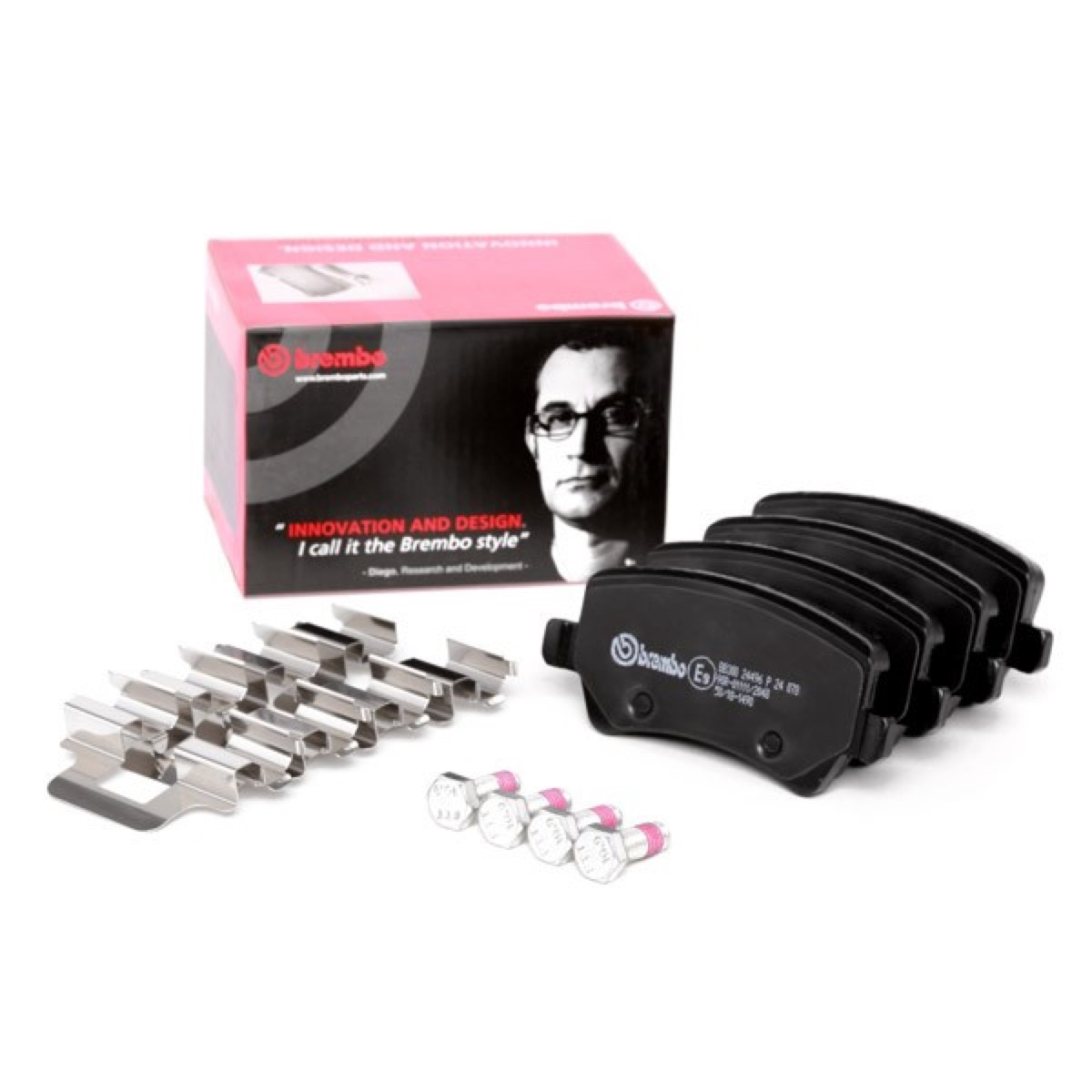 Brembo Prime P 24 078 Brake Pad Set — Rear 107mm