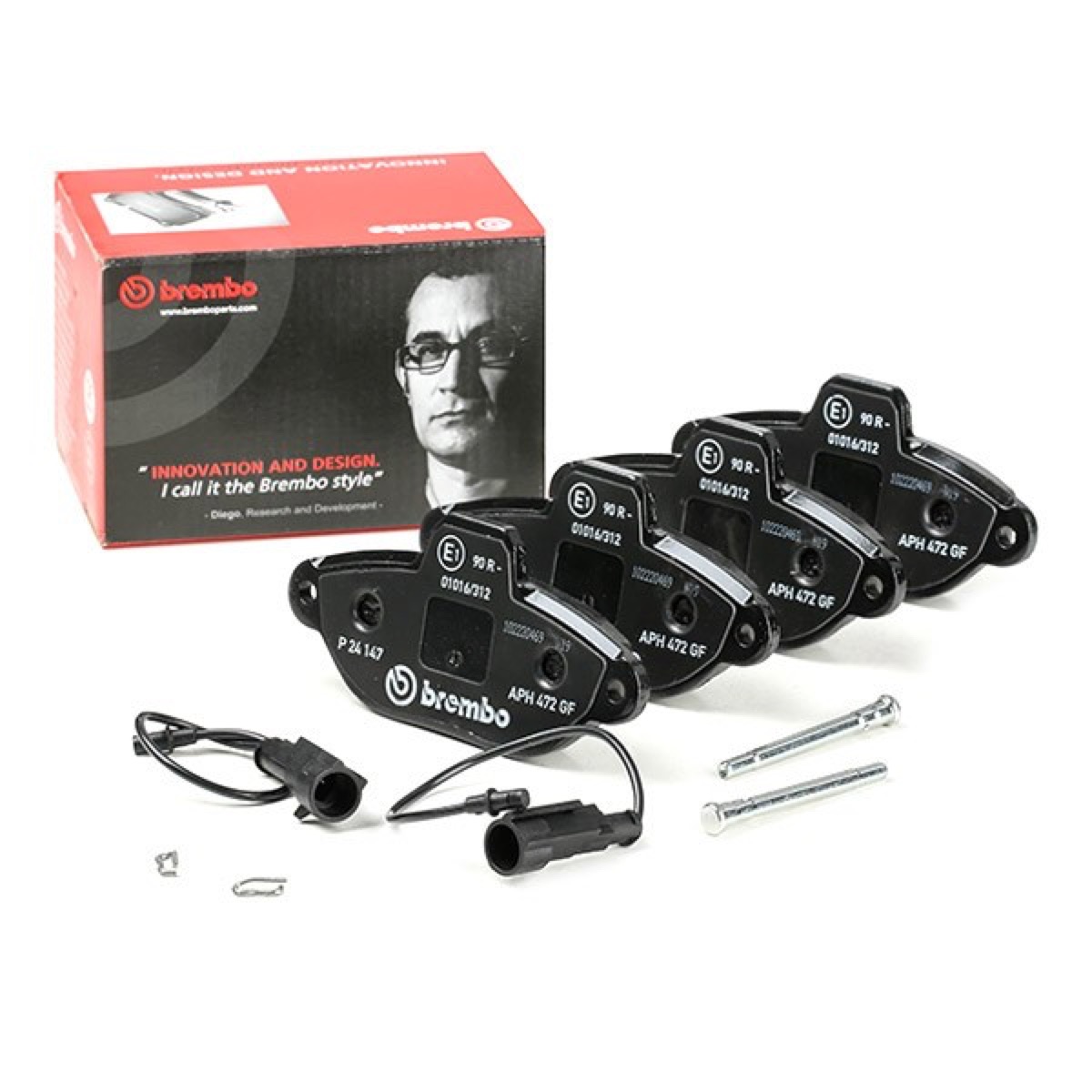 Brembo Prime P 24 147 Brake Pad Set — Front 115mm