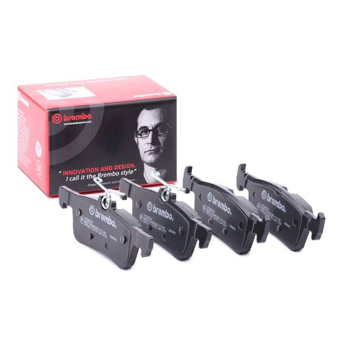 Brembo Prime P 24 204 Brake Pad Set — Rear 123mm