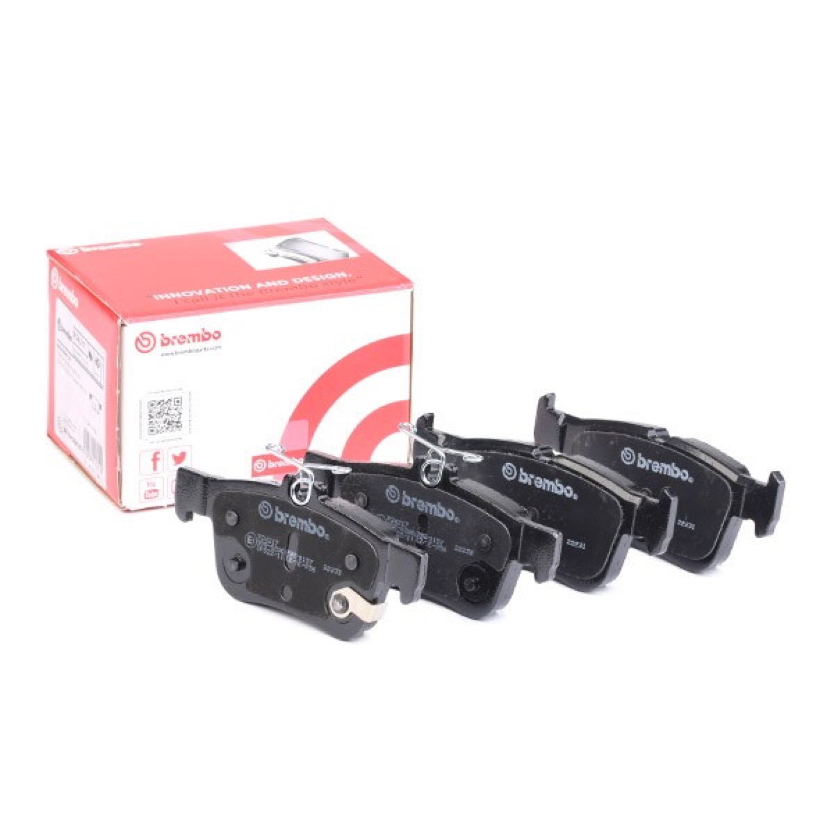 Brembo Prime P 24 217 Brake Pad Set — Rear 123mm