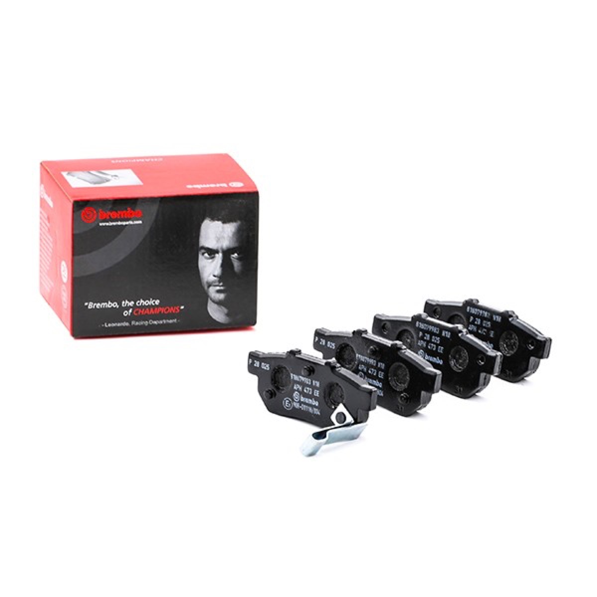 Brembo Prime P 28 025 Brake Pad Set — 89mm