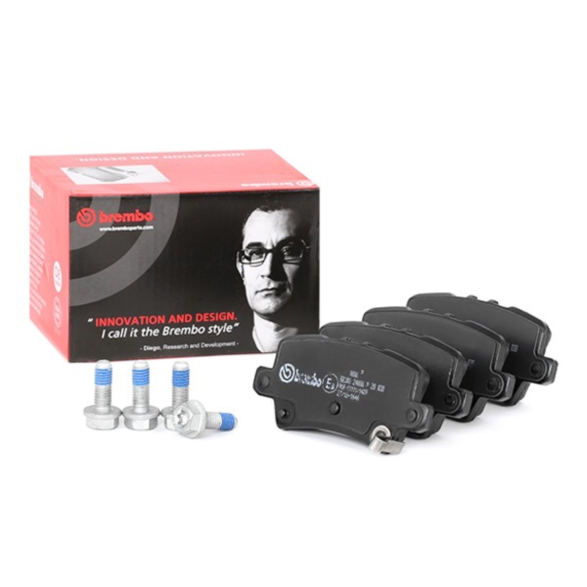 Brembo Prime P 28 038 Brake Pad Set — Rear 95mm