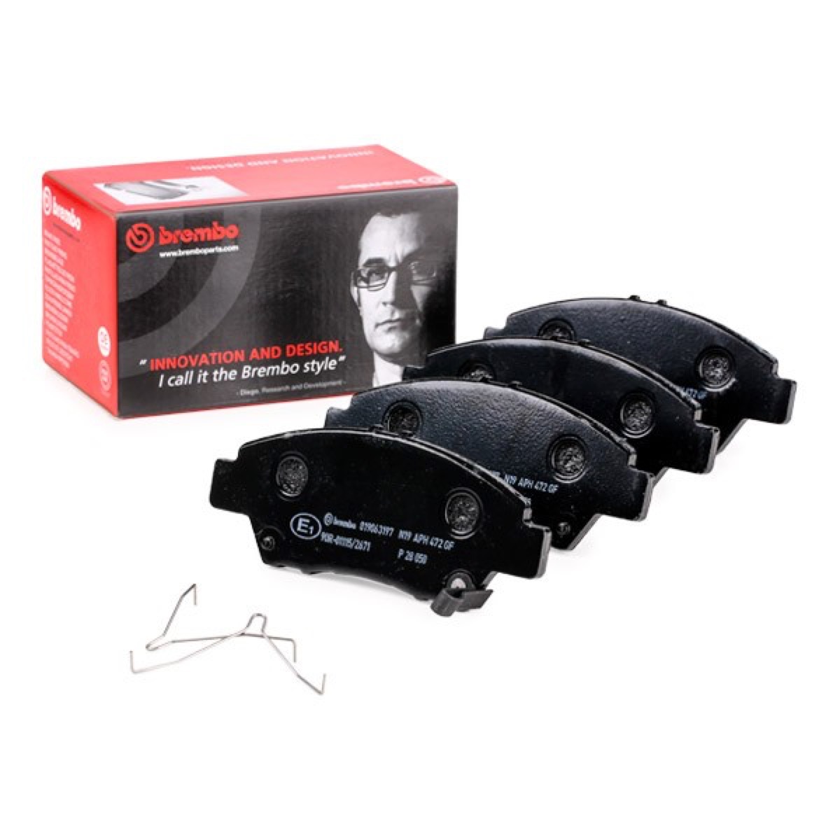 Brembo Prime P 28 050 Brake Pad Set — 136mm