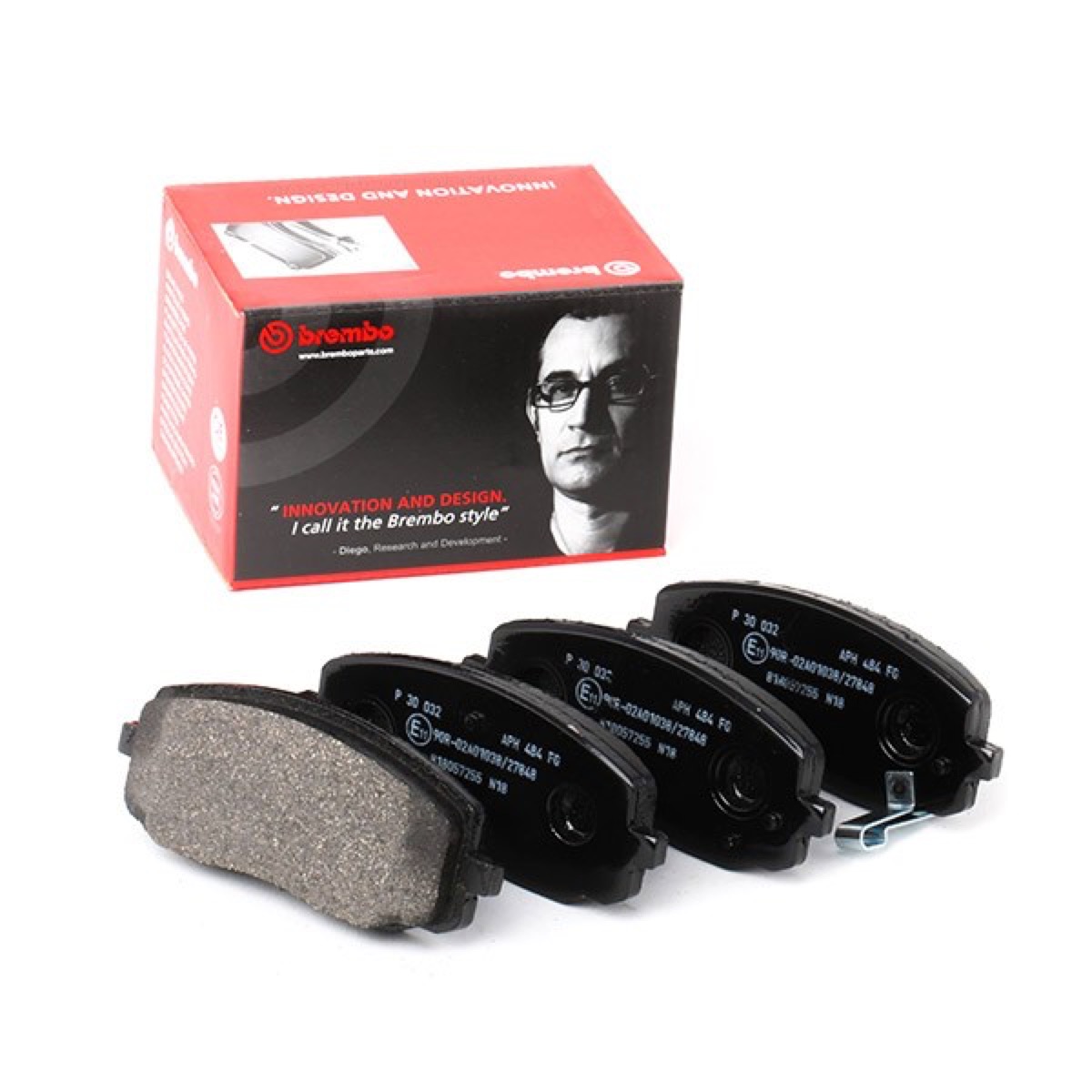Brembo Prime P 30 032 Brake Pad Set — Front 116mm