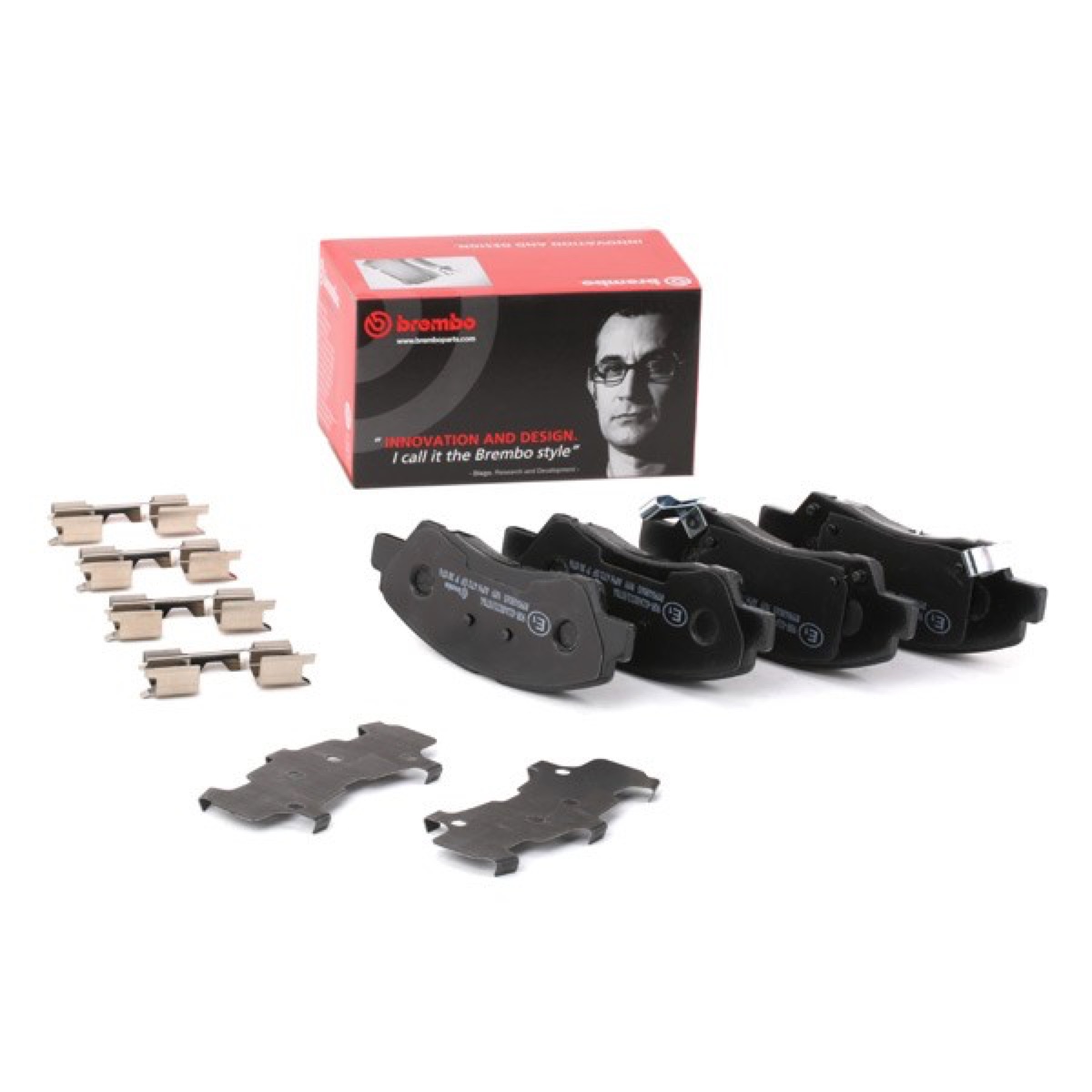Brembo Prime P 30 076 Brake Pad Set — Front 133mm